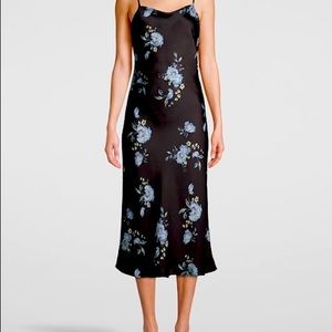 Cowl neck slip dress